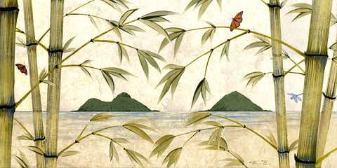 Bamboo Mokuluas Giclee Canvas Print or Metal Print