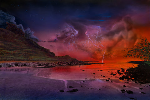 Pele's Chair Giclee Canvas Print or Metal Print