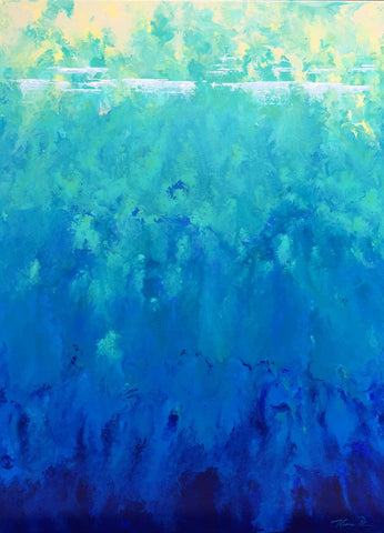 Aerial Surf 24x36 Painting