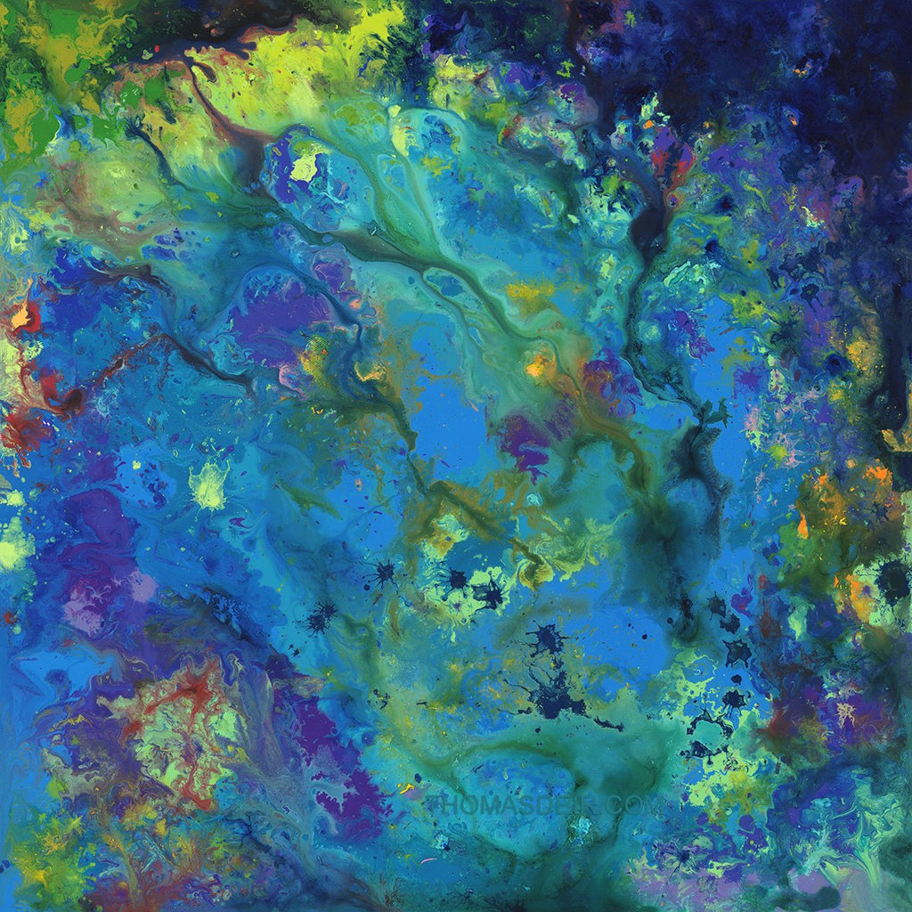 Ashbury Painting by Hawaii Artist Thomas Deir - Holiday Art Sale!