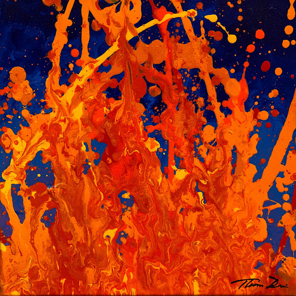 Lava 1 12x12 Painting