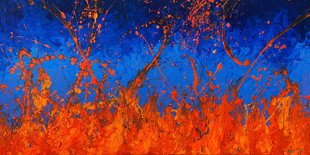 Lava 14 Giclee Canvas Print or Metal Print