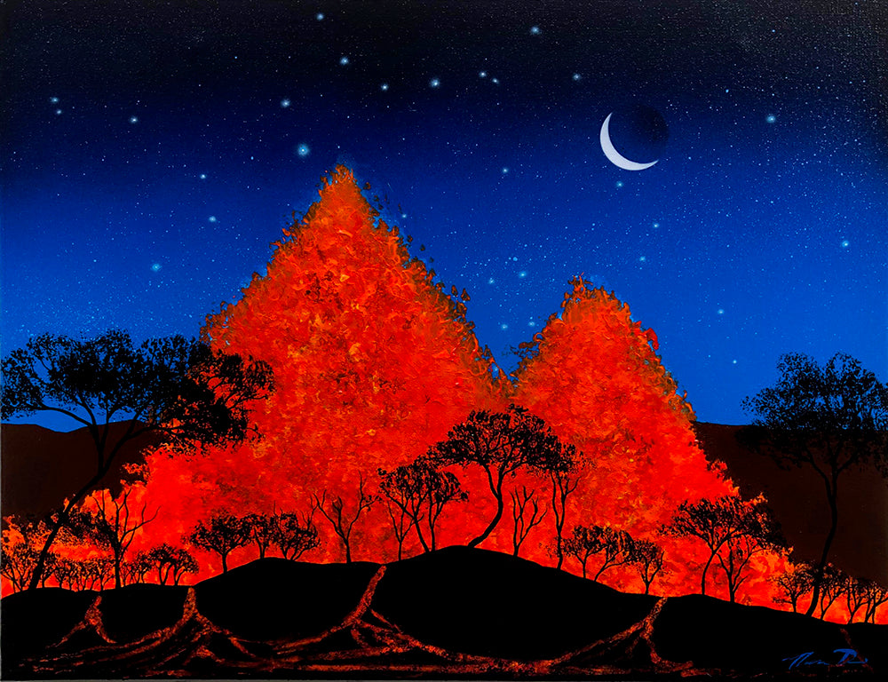 Lava 36 20x16 Painting