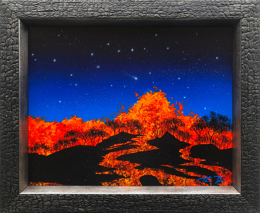 Lava 48 14x11 Framed Painting