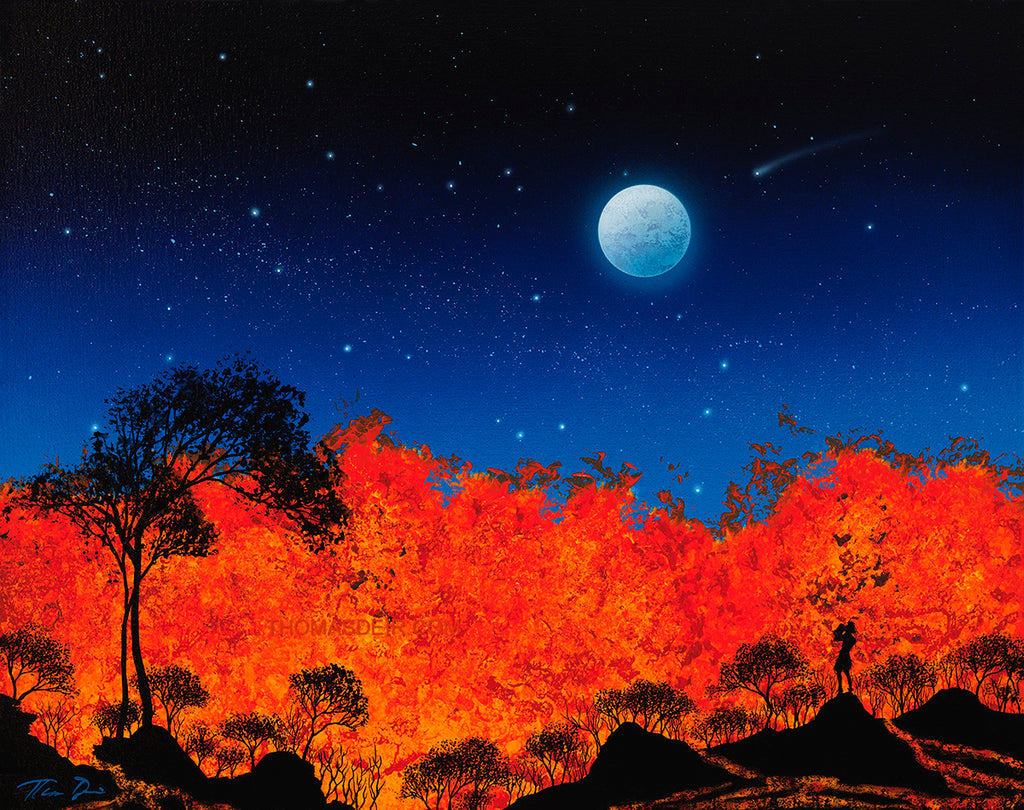 Lava Conch Shell 42 Giclee Canvas Print or Metal Print