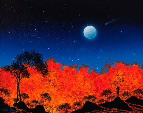 Lava Conch Shell 42 Giclee Canvas Print or Metal Print