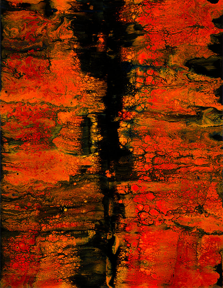 Lavascape 20 Giclee Canvas Print or Metal Print