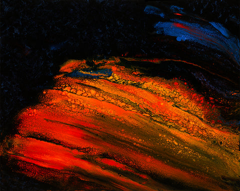 Lavascape 37 Giclee Canvas Print or Metal Print