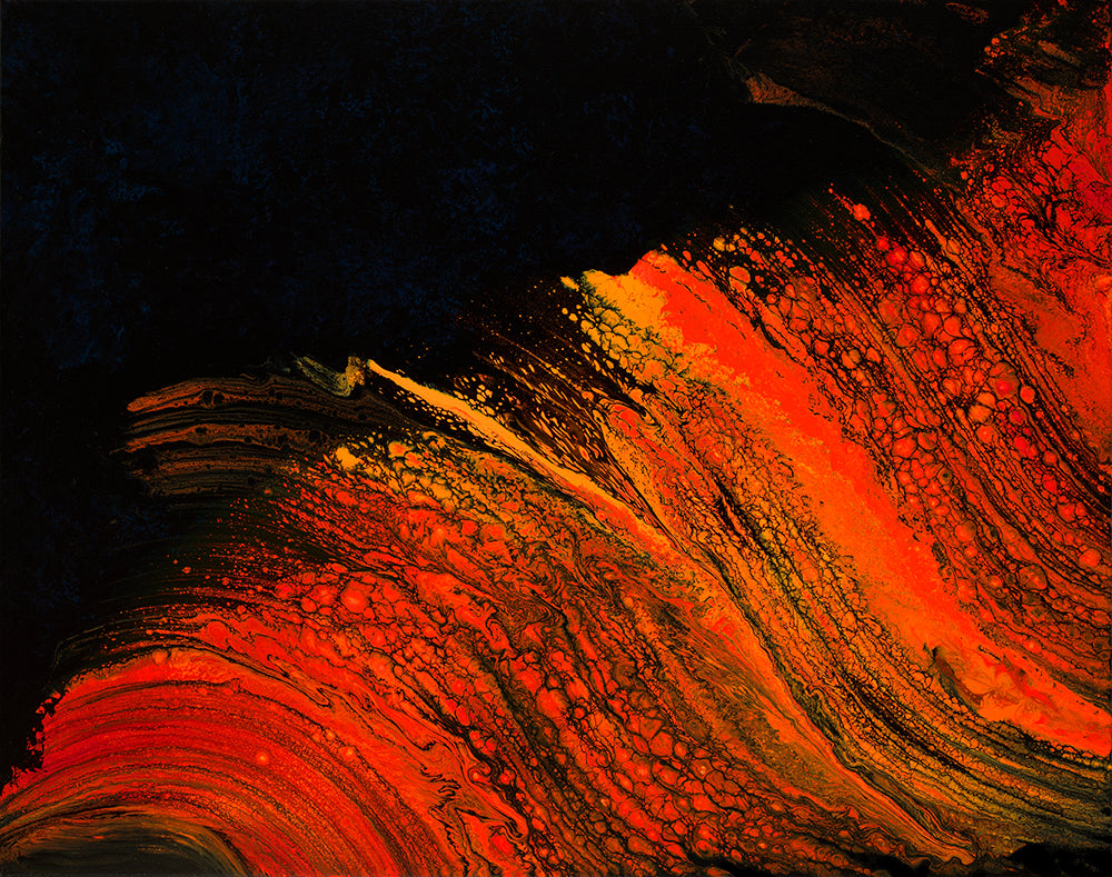 Lavascape 40 Giclee Canvas Print or Metal Print