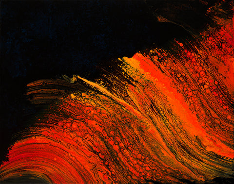 Lavascape 40 Giclee Canvas Print or Metal Print