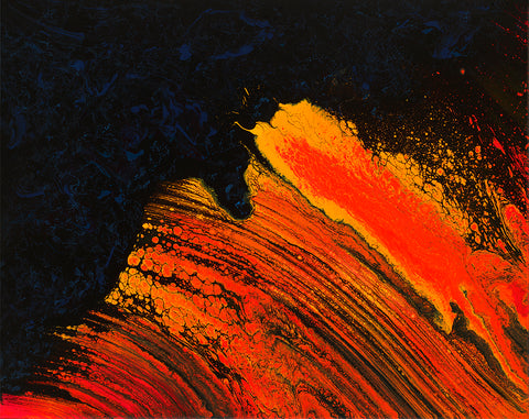 Lavascape 41 Giclee Canvas Print or Metal Print