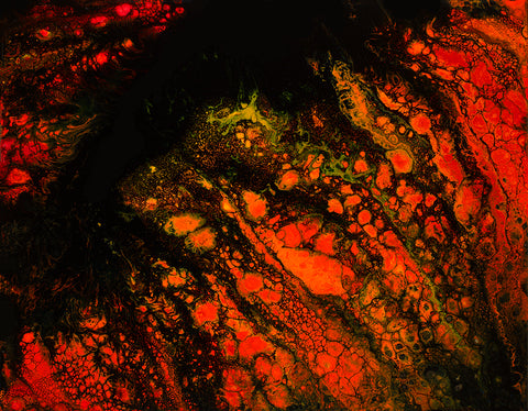 Lavascape 47 Giclee Canvas Print or Metal Print