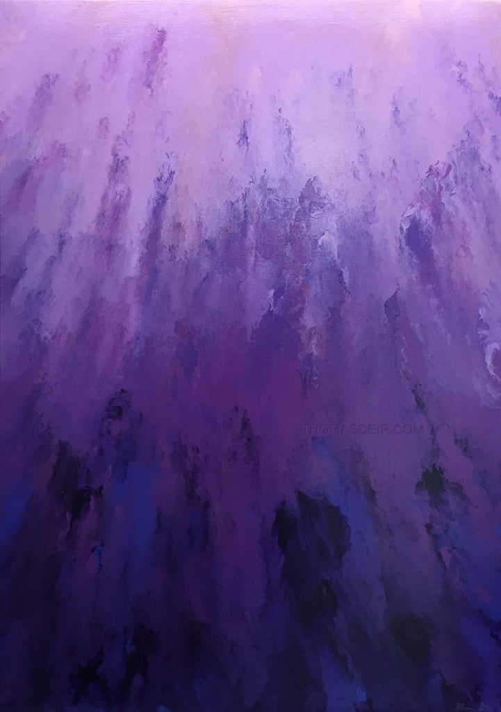 Purple Jacaranda Mist Painting