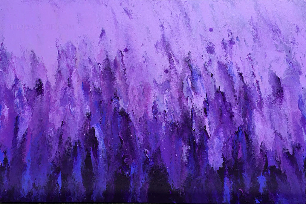 The Purple Forest Painting