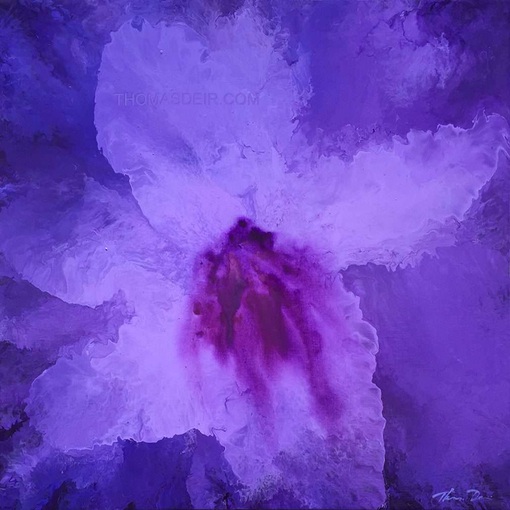 The Purple Orchid Painting
