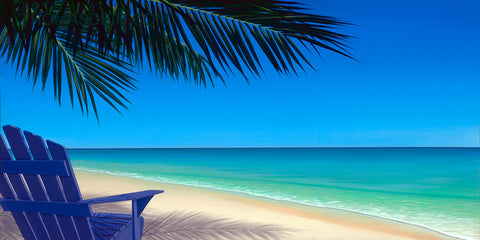 Tropical Vacation Giclee Canvas Print or Metal Print