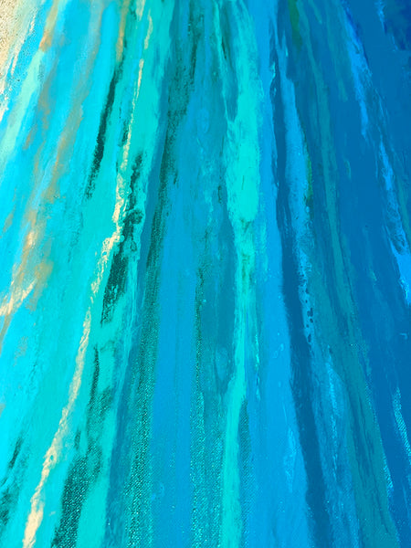 Turquoise Beach 1 36x24 GW Painting