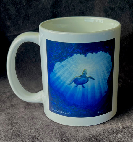 Kauai Turtle Cave Thomas Deir Coffee Mug