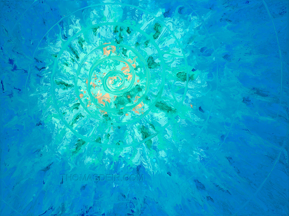 Nautilus Ripple 48x36 Painting