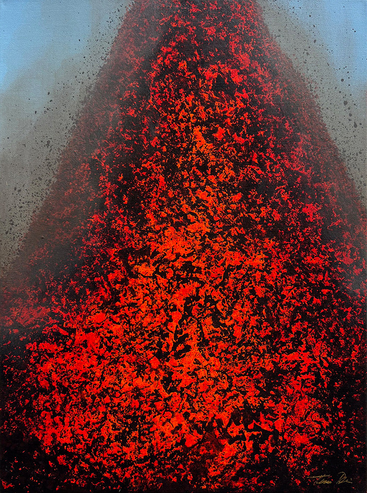 Pele's Fury 10 18x24 Painting