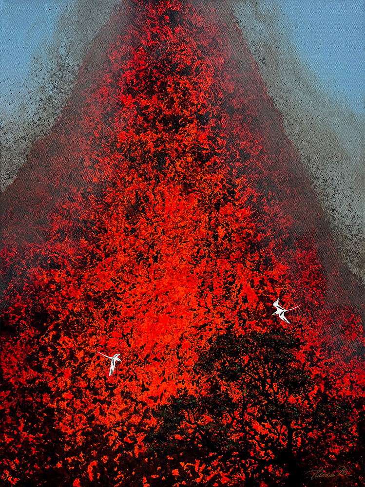 Pele's Fury 8 18x24 Painting