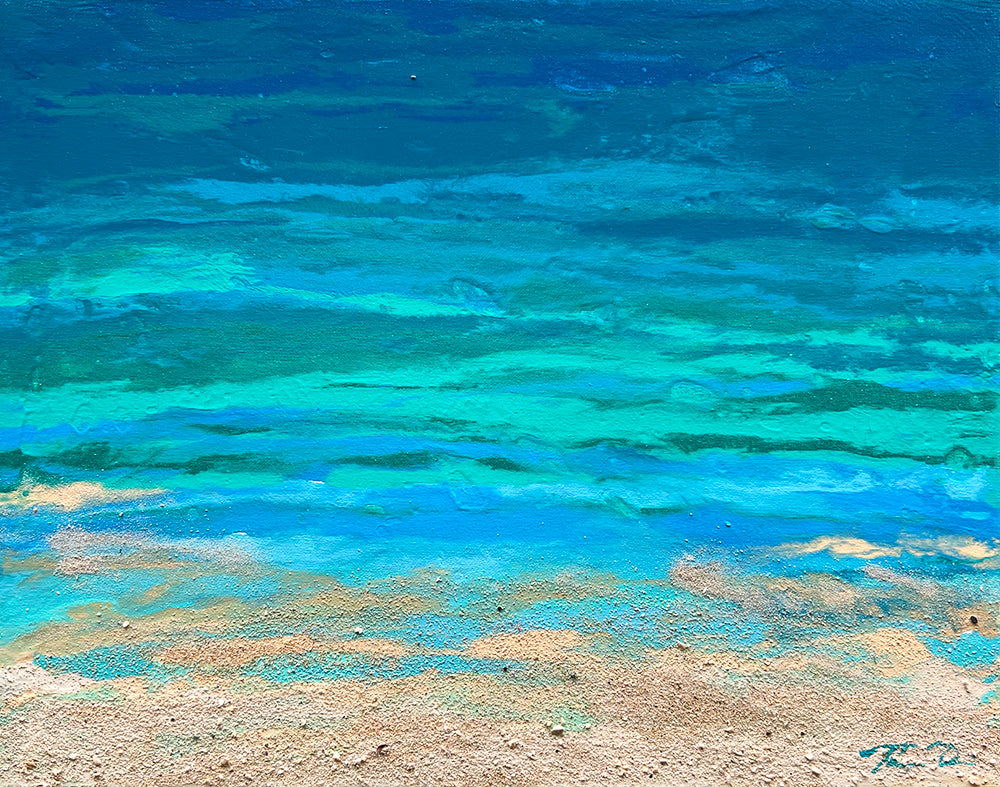 Turquoise Beach 1 24X20 Painting
