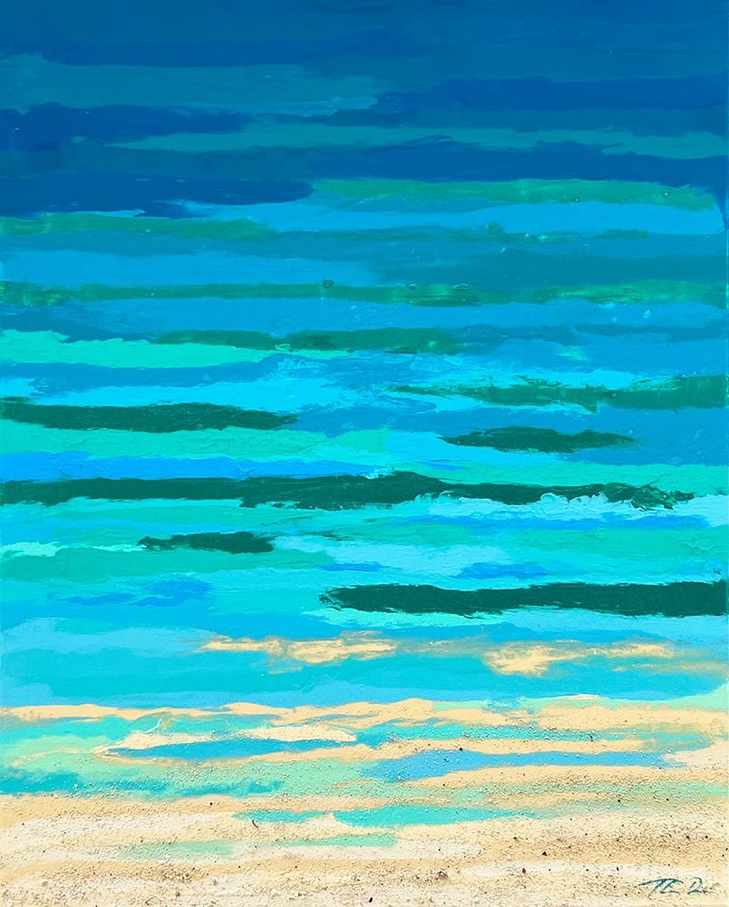 Turquoise Beach 1 24X30 GW Painting