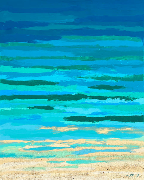 Turquoise Beach 1 24X30 GW Painting