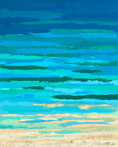 Turquoise Beach 1 24X30 GW Painting