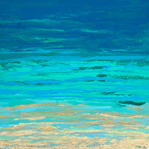 Turquoise Beach 1 36x36 GW Painting