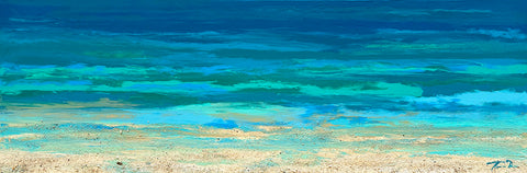 Turquoise Beach 2 24x12 GW Painting