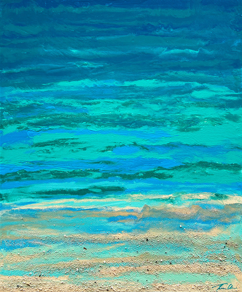 Turquoise Beach 2 20x24 Painting