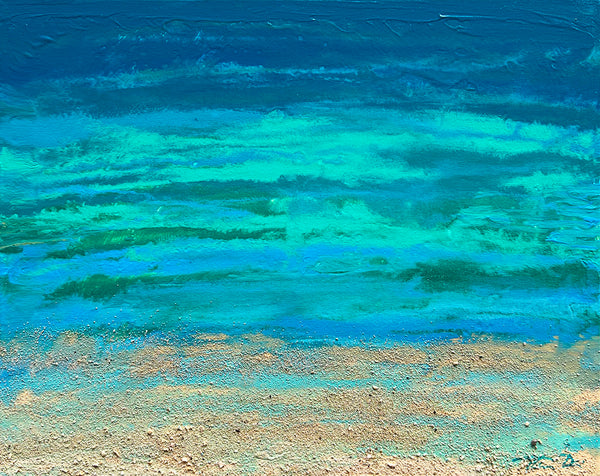 Turquoise Beach 5 20x16 Painting