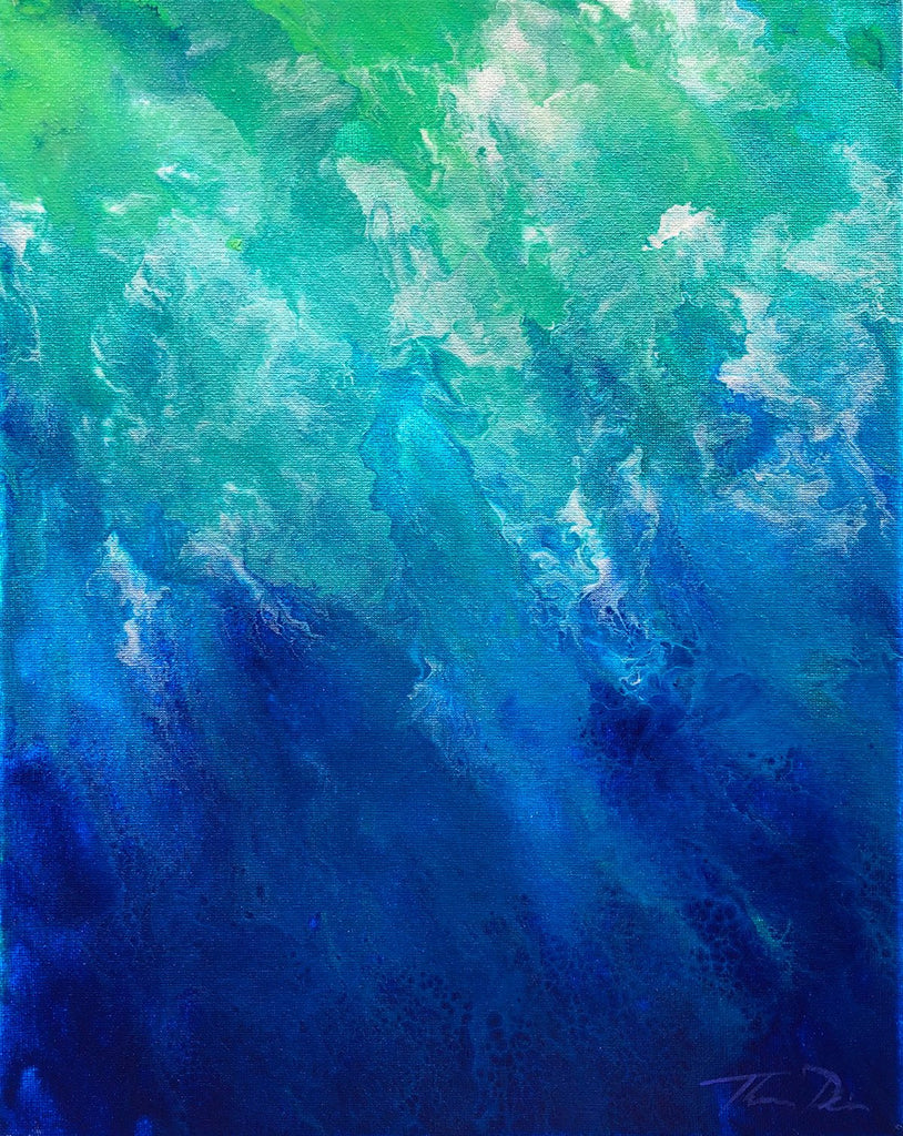 Oceans of Emotions 2 11x14 Painting