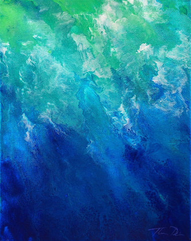 Oceans of Emotions 2 11x14 Painting