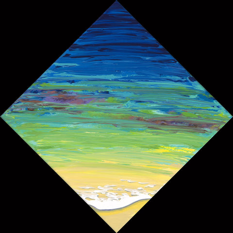 Beached Diamond 38 12x12 Painting