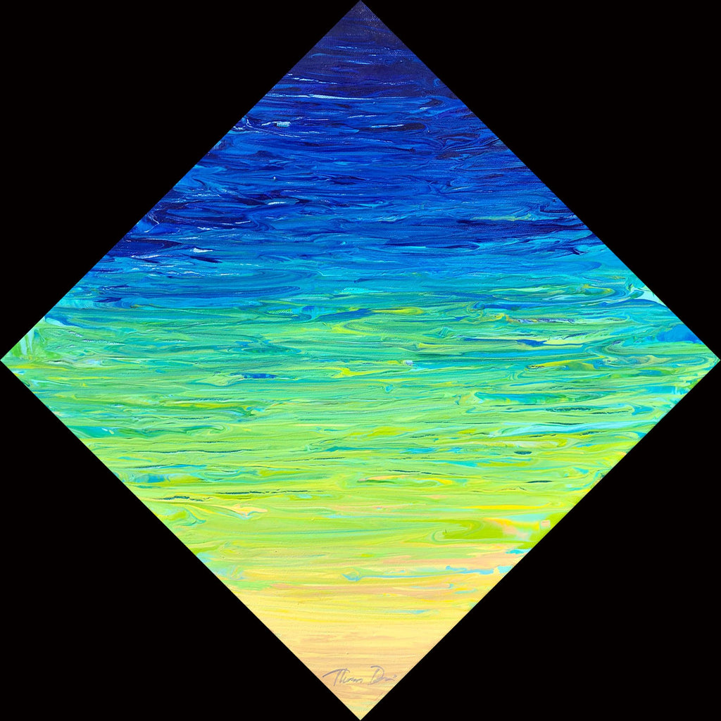 Beached Diamond 41 12x12 Painting