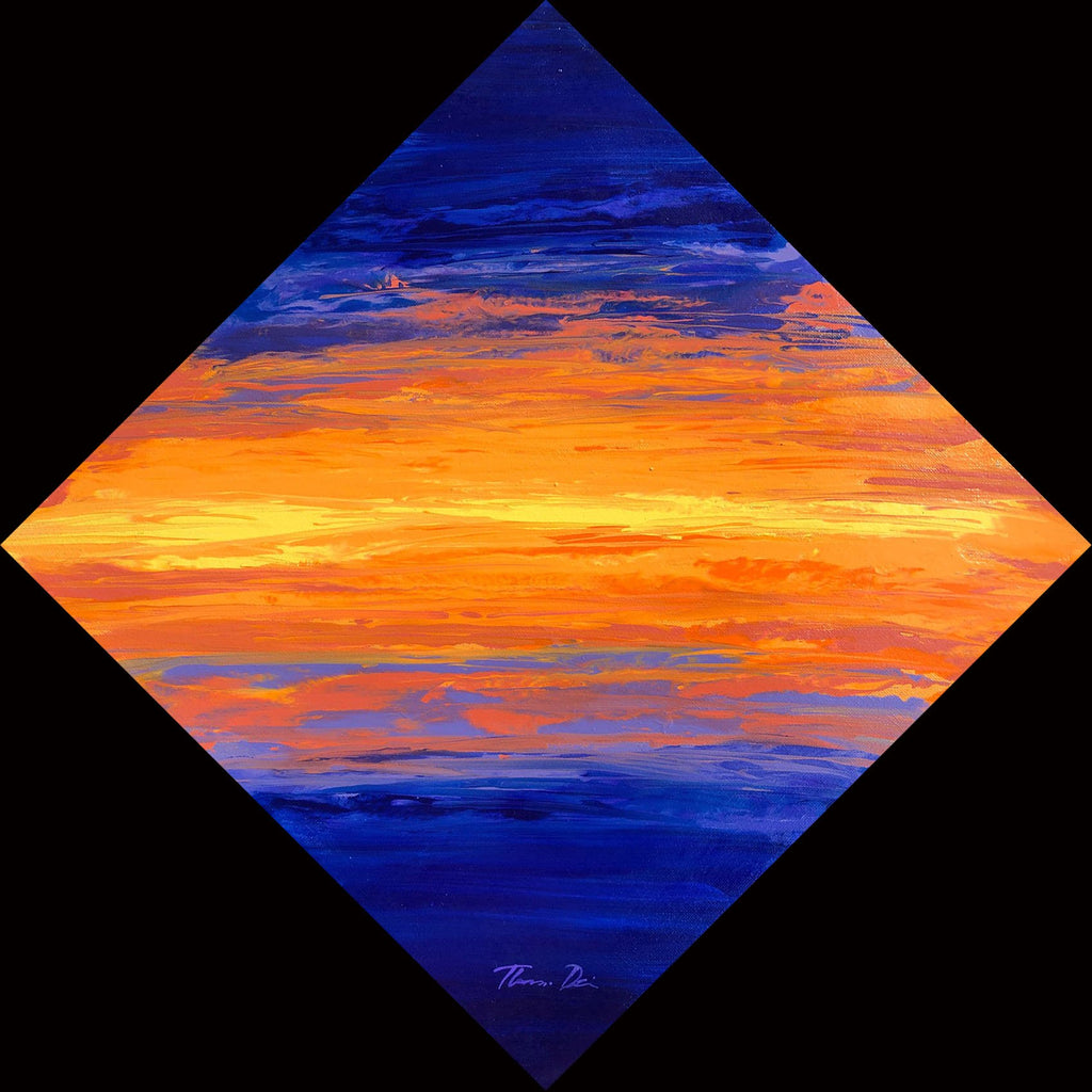 Sunset Diamond 44 12x12 Painting