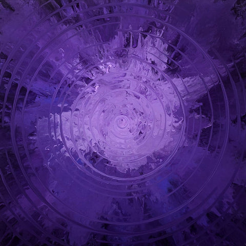 Purple Rings 4 24x24 Painting
