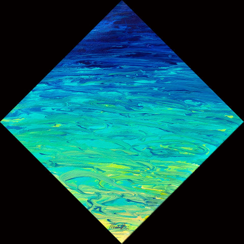 Beached Diamond 52 12x12 Painting