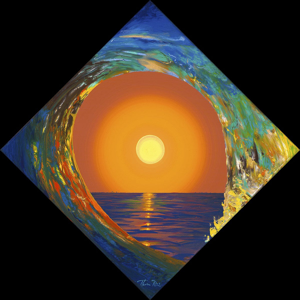 Diamond Sun Wave 55 12x12 Painting