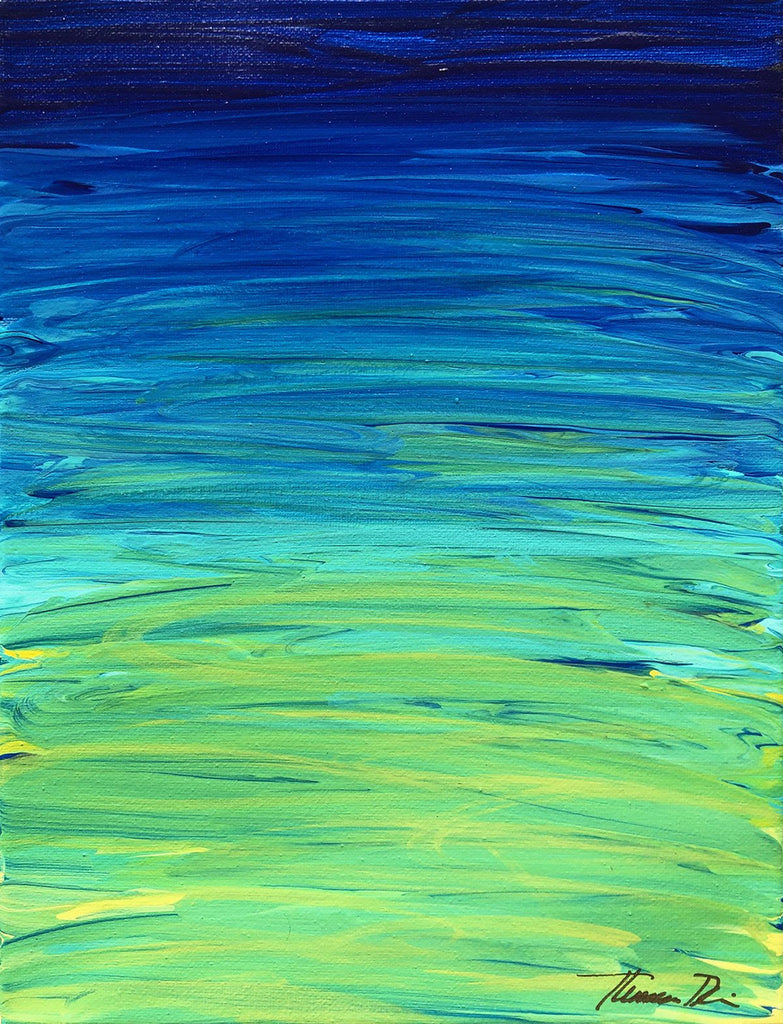 Ocean Reflection 55 9x12 Painting