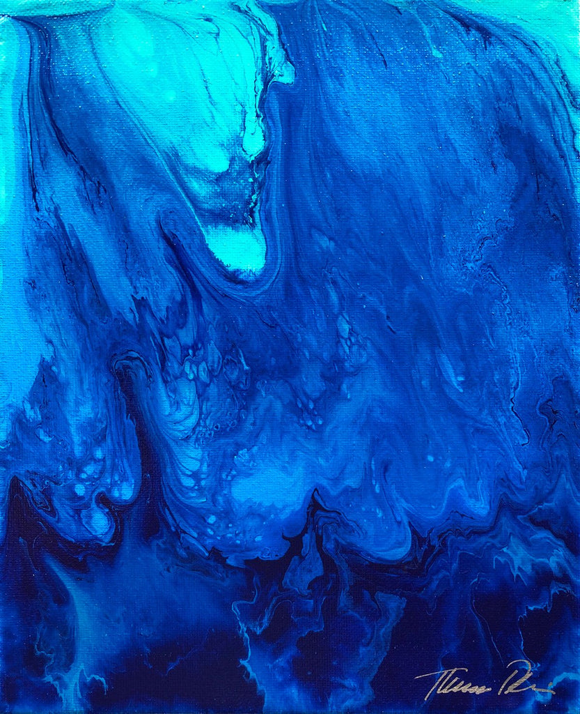 Oceans of Emotions 5 8x10 Painting
