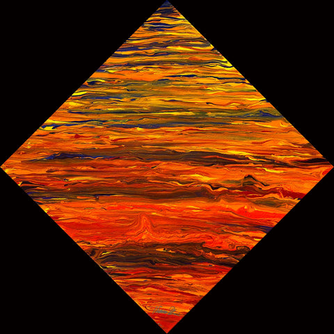 Sunset Diamond 60 12x12 Painting