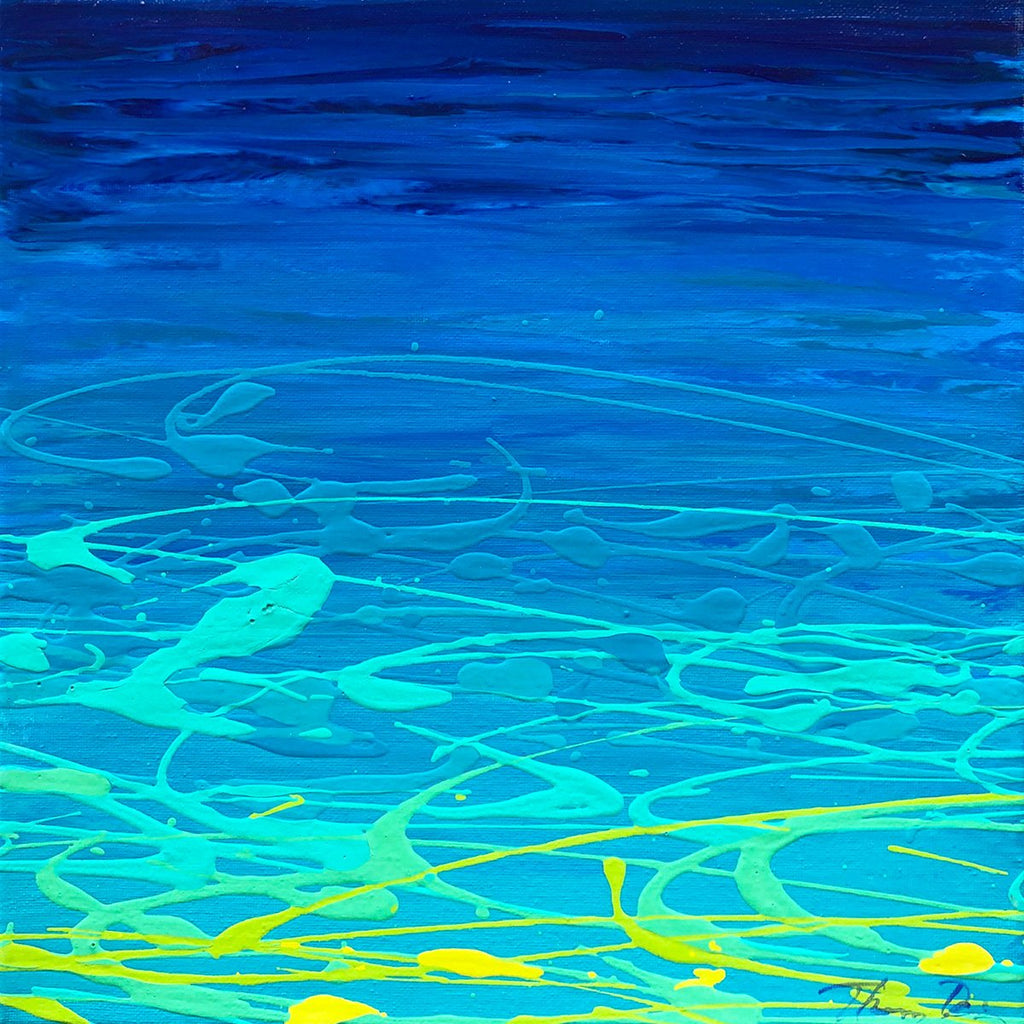 Ocean Reflection 61 12x12 Painting