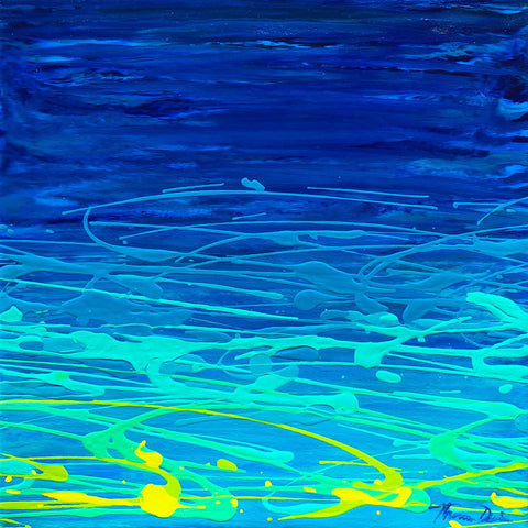 Ocean Reflection 63 12x12 Painting