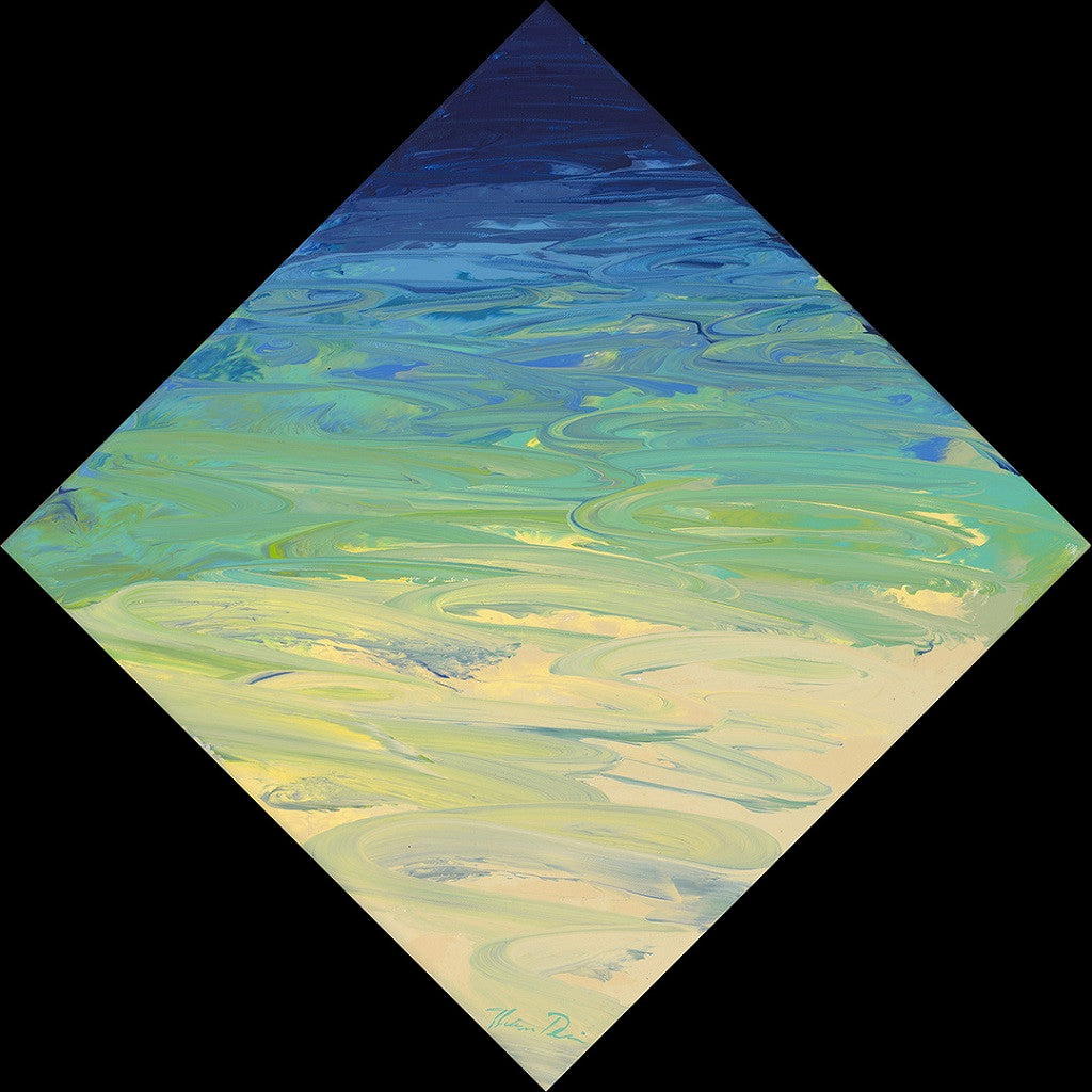 Beached Diamond 1 12x12 Painting