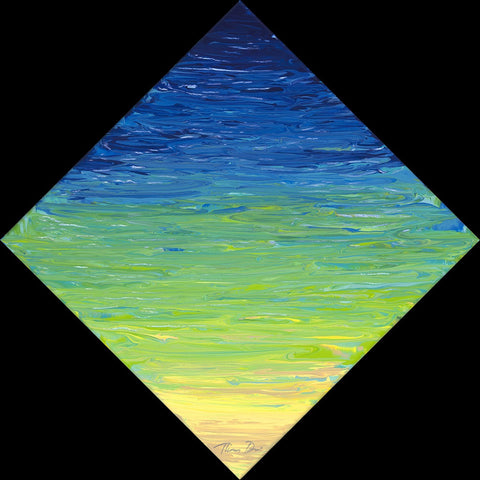Beached Diamond 3 12x12 Painting