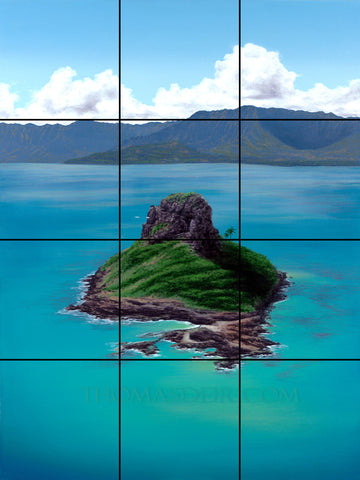 Chinaman's Hat Tile Mural