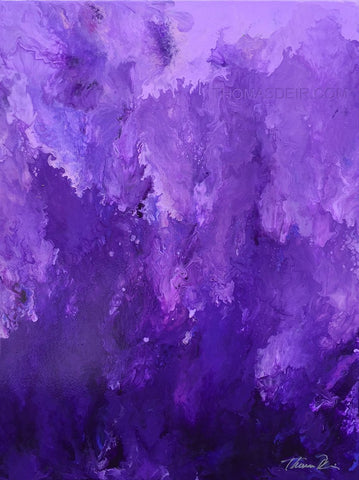 Falling into Purple 12x16 Painting